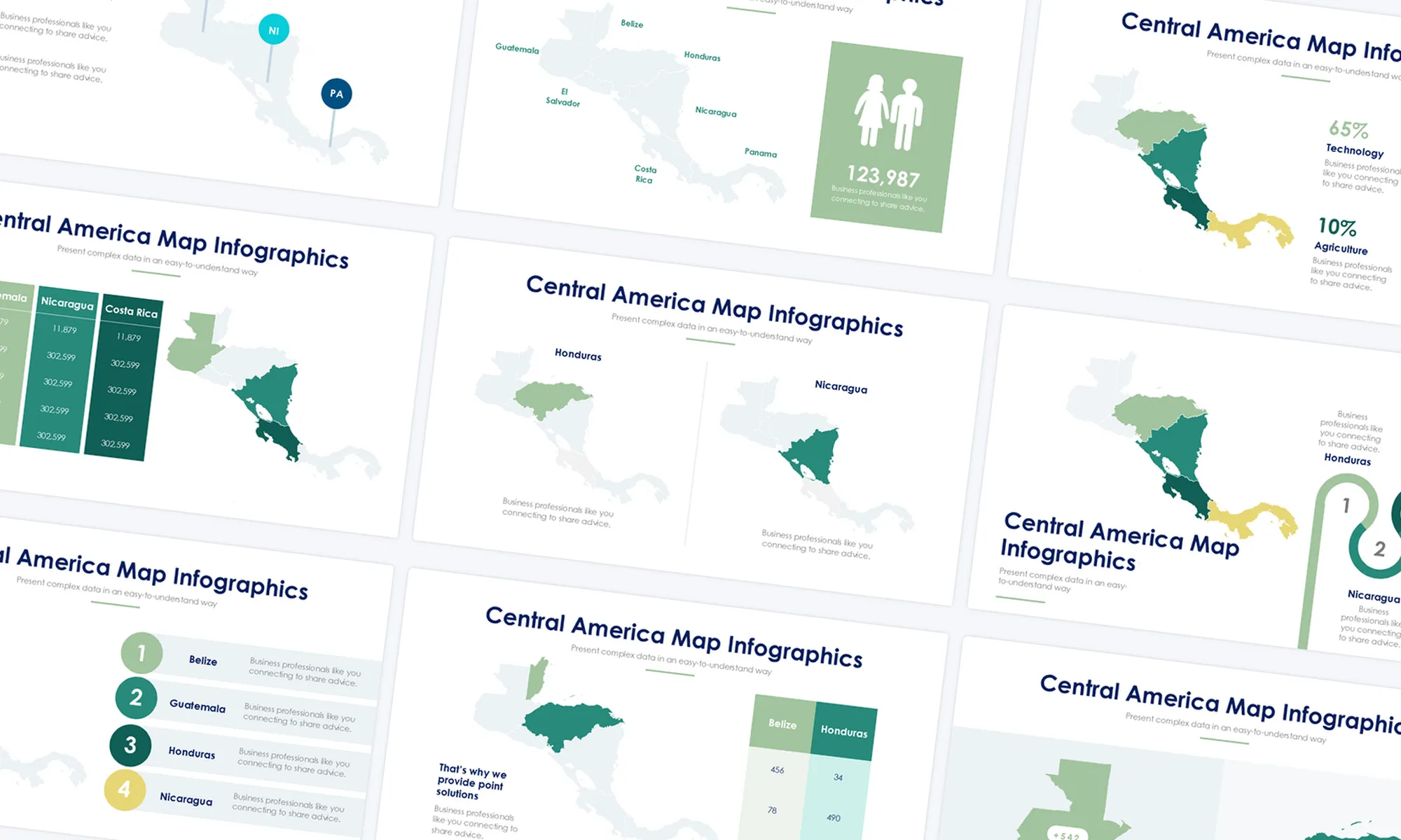 Central-America-Map-Slides