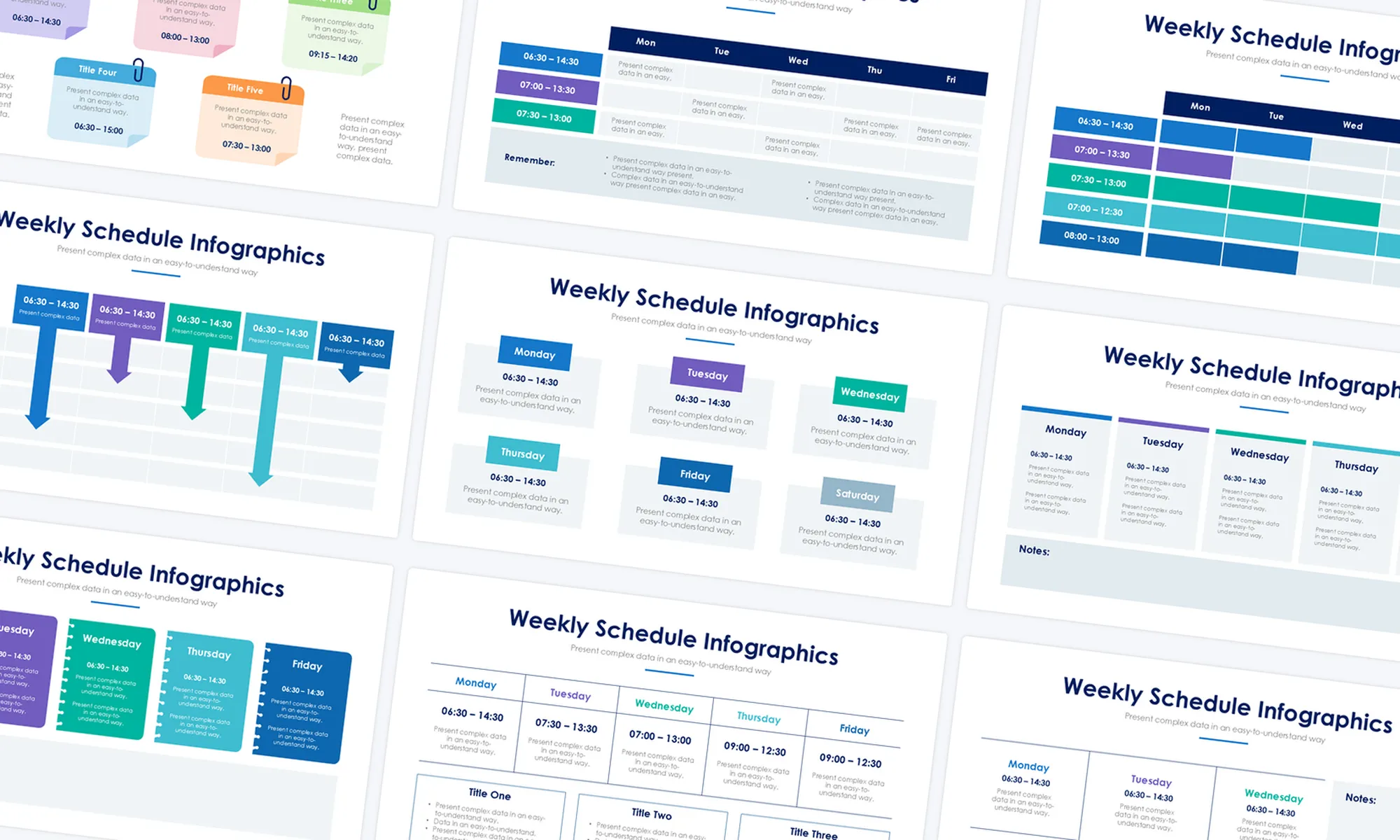 Weekly Schedule Slides