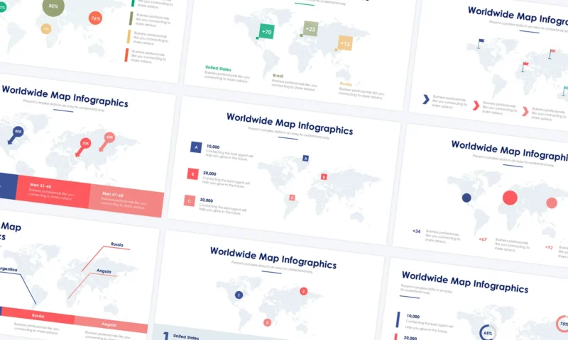 Worldwide Map Slides
